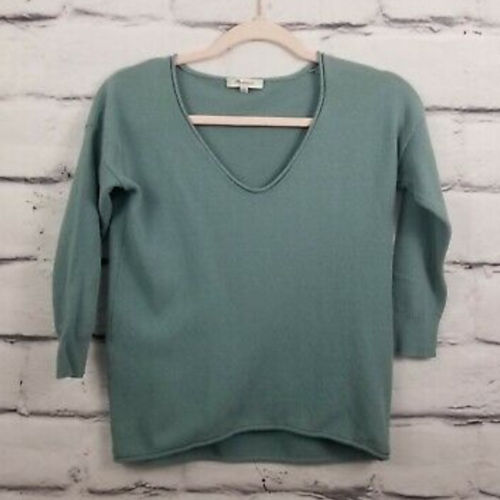 MADEWELL Thermal Waffle Knit Top 3/4 Sleeve